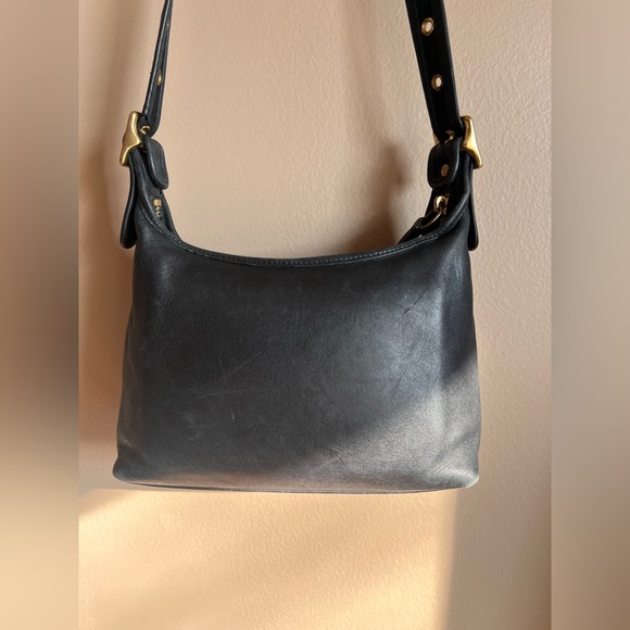 2002 Vintage Coach Legacy Small Pocket Zip Crossbody Shoulder Bag - Picture 6 of 10